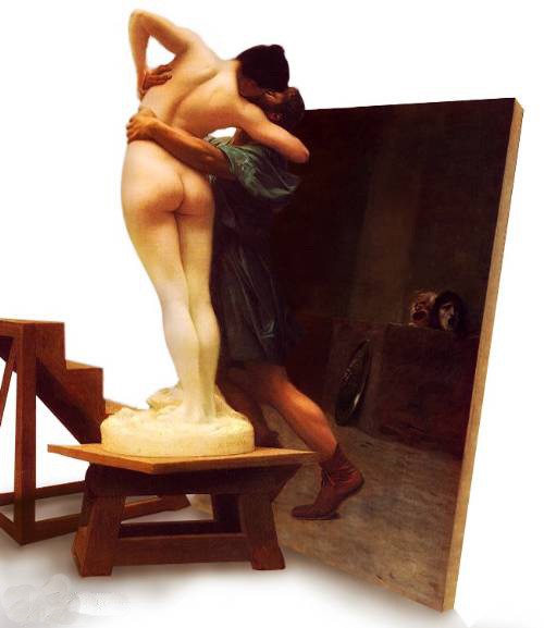 Jean-Leon Gerome Pygmalion and Galatea I